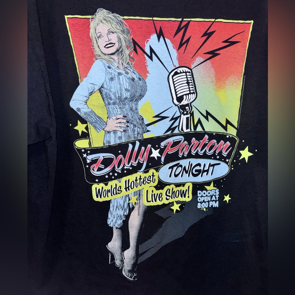 The One And Only DOLLY PARTON 2014 Concert T-Shirt XL “Worlds Hottest Live Show” - Picture 2 of 5